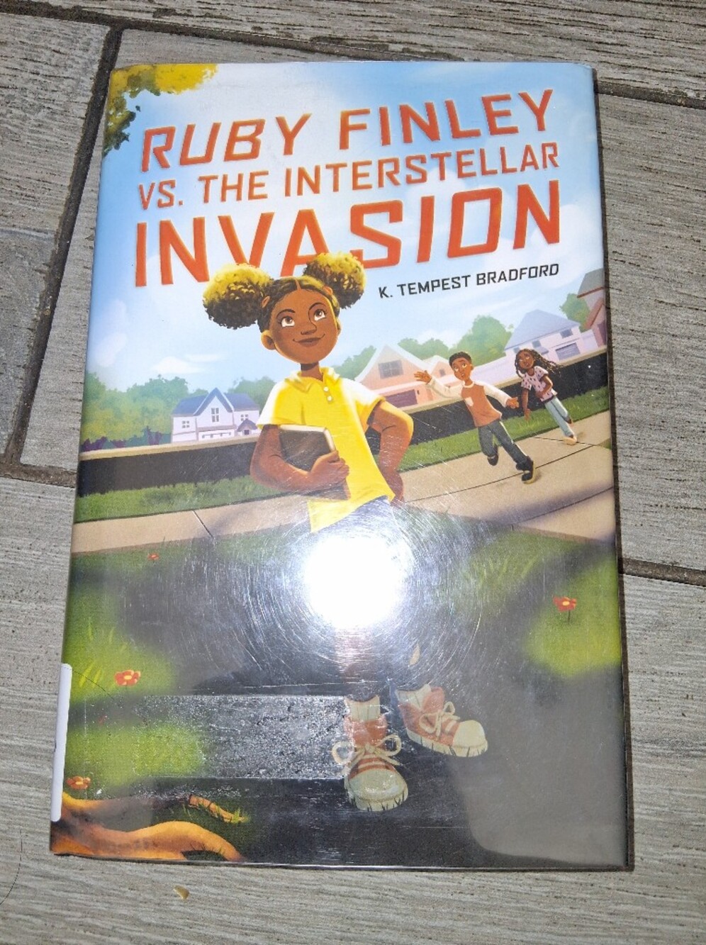 Ruby Finley vs. the Interstellar Invasion - Yellow Cover by K. Tempest Bradford